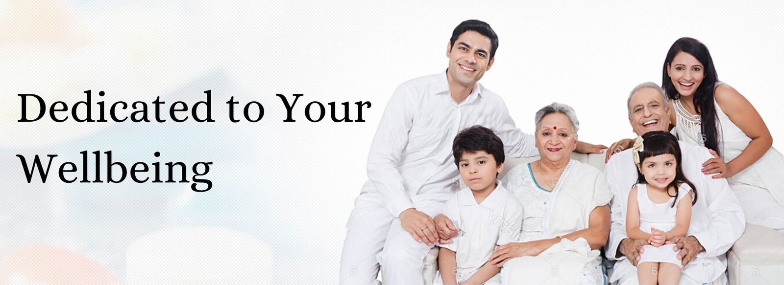 home page happy family banner